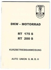 Kurzbetriebsanweisung DKW RT