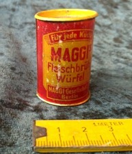 alte Maggi Blechdose für Kinder,Fleischbrühwürfel,Zubehör,Kaufladen,Puppenküche