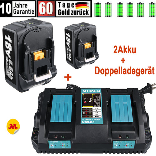 Akku ladegerät 5 - 2x,