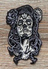 Mexikanische Totenmaske Patch
