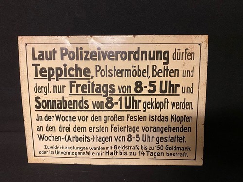 Blechschild 1871 das - -,