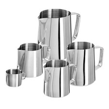 Milchkännchen Milchkanne Edelstahl 30ml 90ml 150ml 350ml 600ml 900ml 1,5l 2,0l