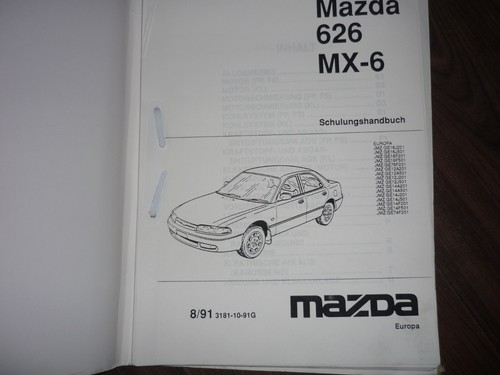 Mazda 626 schulungsunterlagen - ,