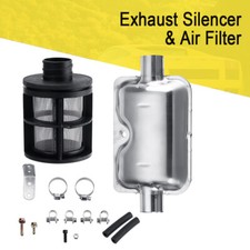 Diesel heater exhaust silencer - heater,