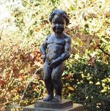 Bronzeskulptur manneken pis - bronzeskulptur, "manneken