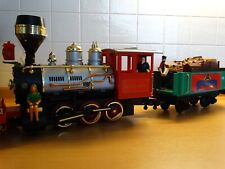 Eisenbahn Lok Dampflok mit Licht, Dampf und Geräuschen Batteriebetrieben