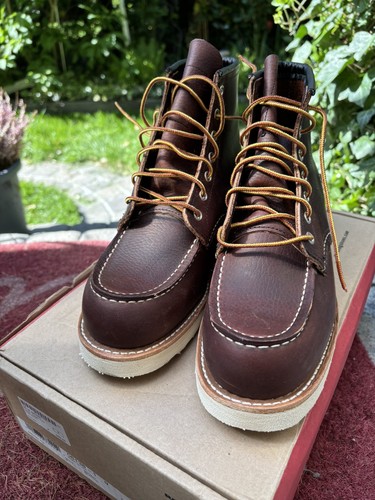 Red wing mock toe boots - mock,