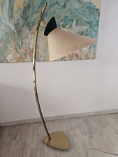 Bogenlampe Stehlampe Mid Century Hexenhut 50er Jahre