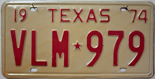 Texas nummernschild usa - texas,
