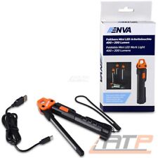 ENVA WERKSTATT LED ARBEITSLAMPE ARBEITSLEUCHTE HANDLAMPE FALTBAR MIT AKKU MAGNET