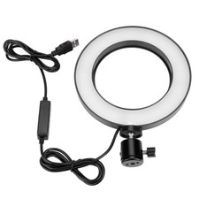 6 " LED Ring Licht Studioleuchten Produktfotografie Ringlicht dimmbar 3 Farben