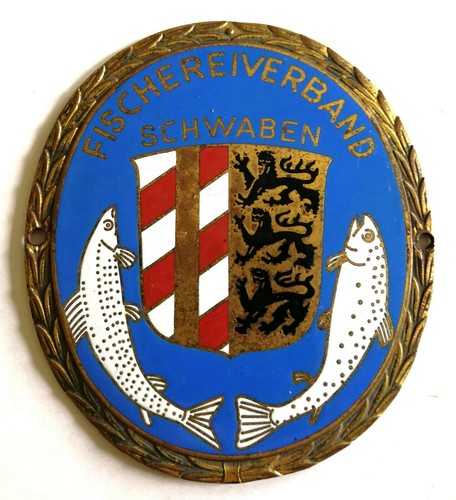 Plakette fischereiverband - plakette,