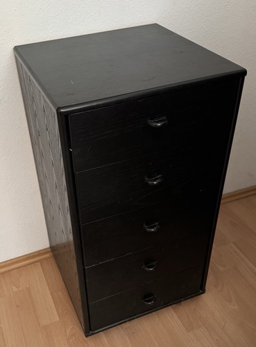Kommode schrank schwarz - |,