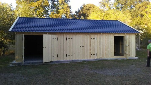 Holzgarage holzhalle 10m m - holzgarage,