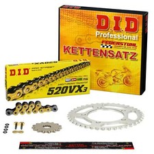 Kettensatz Honda NC 700 S ohne DCT (RC61) 12-13, DID X-Ring EXTRA verstärkt gold