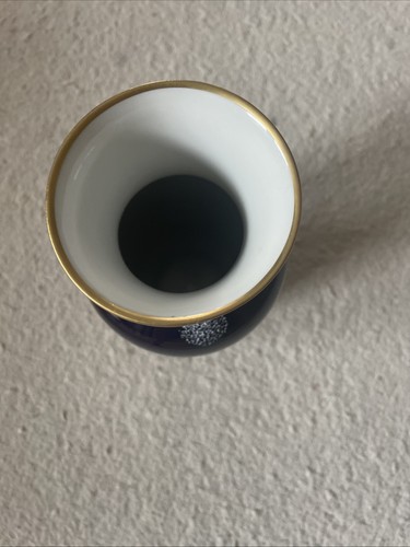 Kobalt blau vase groß - blau, mit