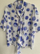 Damen Bluse, v. Delmod in Größe 44, Schleifenbluse, passend zu Kostüm, neuwertig