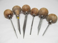 6 Stichel mit Heft zum Fassen