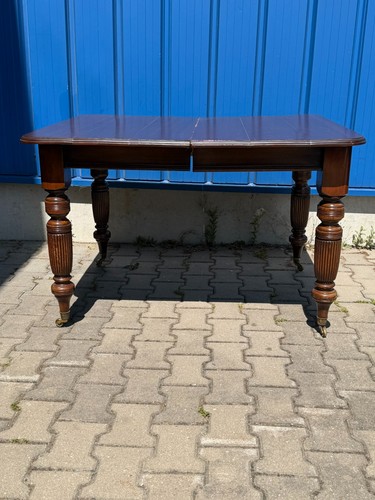 Esstisch mahagoni ausziehbar - mahagoni,