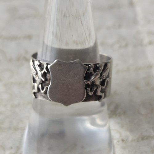 Antiker ritter ring aus - antiker,