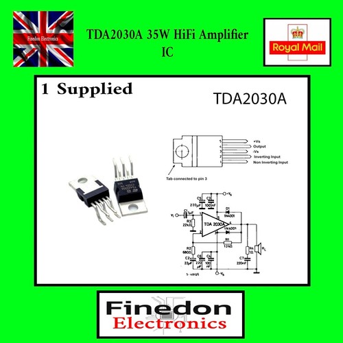 Tda2030a 35w audio endstufe - tda2030a, audio-endstufe