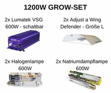 Grow set 600w - set, 2x