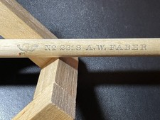 Antiker A.W.FABER „POSTSTIFT“ | № 2318 | UNGESPITZT | FARBE: BLAU | ✉️