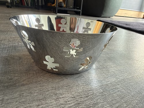 Alessi edelstahl schale - edelstahl,