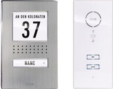M-e modern-electronics 41137 Türsprechanlage Komplett-Set 1 Familienhaus 1702596