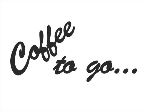 Aufkleber kaffee bäckerei - aufkleber,