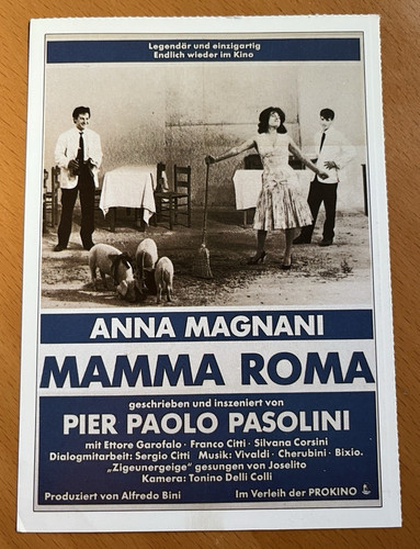 Mamma roma filmkarte - mamma,