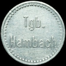 WERTMARKE: 35 Pfennig. BERGBAU