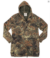 Original Bundeswehr Flecktarn Parka Militär Kapuze Feldjacke Tarnmantel UK