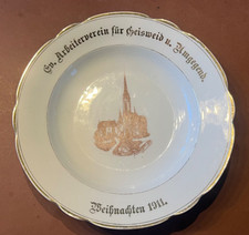 Alt Andenken Porzellan Teller