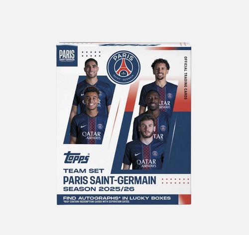 Topps paris teamset - paris,