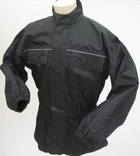 Regenjacke schwarz netzfutter - regenjacke,