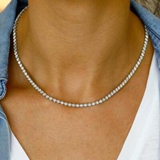 Ladies tennis necklace