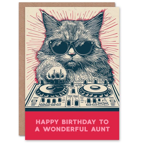 Tante happy birthday - birthday, moggie