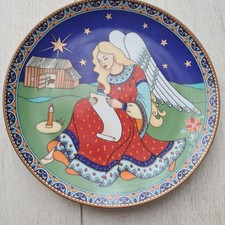 Weihnachtsteller, Text auf Rückseite: Gloria in Excelsis Deo, Seltmann Weiden