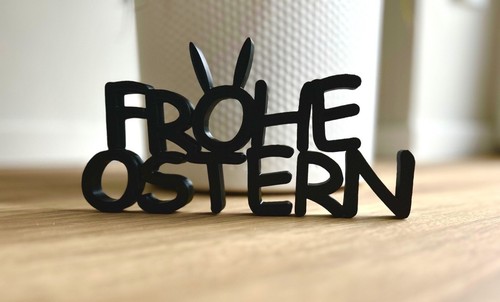 Frohe ostern schriftzug deko - frohe,