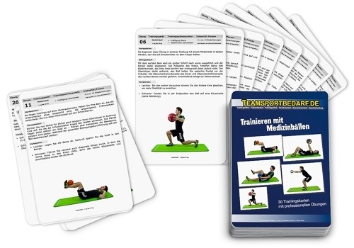Trainingskarten medizinball - -,