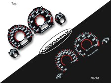 LETRONIX Plasma Tacho Tachoscheiben EL-Dash Golf 3 VR6 20-260Km/h Black