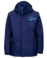 Marmot Boys Freerider Jacket, Gefütterte Skijacke für Kinder, arctic navy