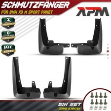 4x Schmutzfänger vorne + hinten für BMW X3 G01 F97 M Sport Paket BJ 2018 - 2019