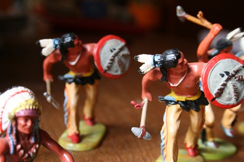Elastolin figuren indianer - 8,