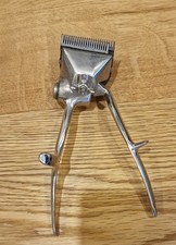 Manuelle Haarschneidemaschine aus verchromten Metall,Pränafa Solingen, 12x3cm