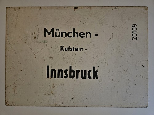 Zuglaufschild metall münchen - zuglaufschild,