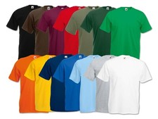 8er FRUIT OF THE LOOM T SHIRT S M L XL XXL XXXL 4XL 5XL HERREN T-SHIRTS VALUE