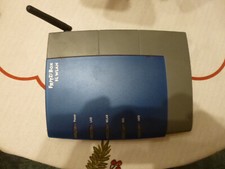 FRITZ Box SL WLAN Router blau/grau AVM 2000 1664  Bastlerware
