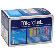 MICROLET Lanzetten, farbig